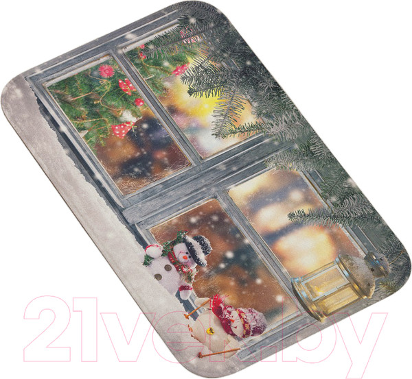 Изображение товара Коврик для ванной JoyArty Зимнее окно / bath_21494
