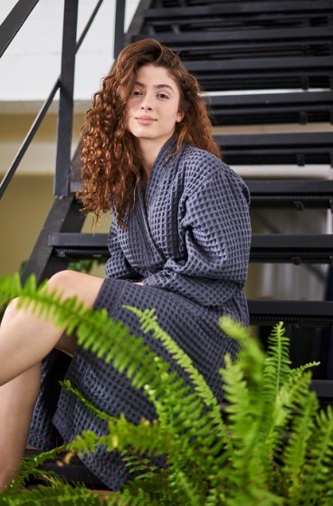 Изображение товара Халат Этель Boho / 6243511 (р.42-44, темно-серый)