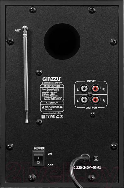 Изображение товара Мультимедиа акустика Ginzzu GM-405