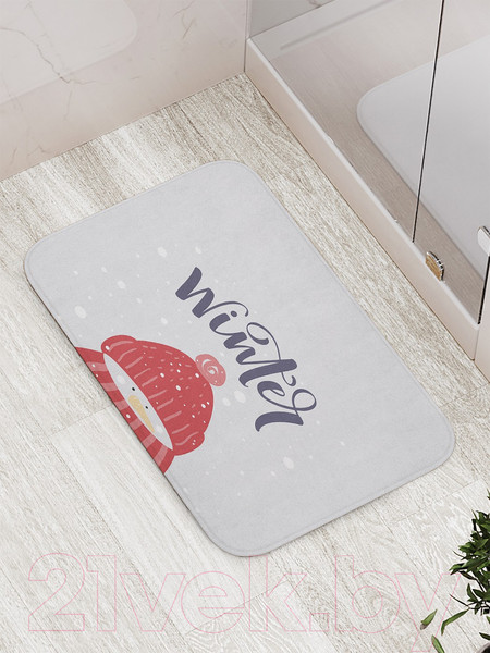 Изображение товара Коврик для ванной JoyArty Зимнее настроение / bath_290631