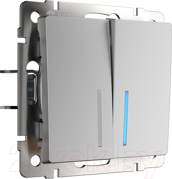 Изображение товара Выключатель Werkel W1120106 (серебристый)