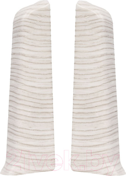 Изображение товара Заглушка для плинтуса Ideal Деконика 255 Ясень бьянко (7см, 2шт флоупак)