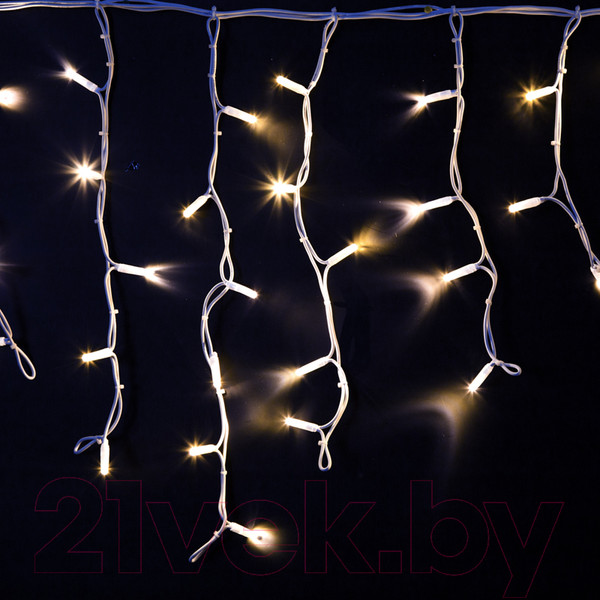 Изображение товара Светодиодная бахрома Neon-Night Айсикл 255-355 (4x0.6м, теплый белый)