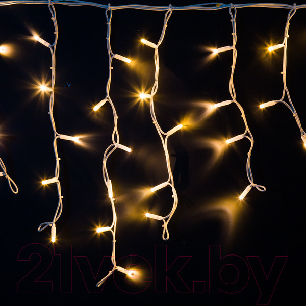 Изображение товара Светодиодная бахрома Neon-Night Айсикл 255-356 (4x0.6м, теплый белый)