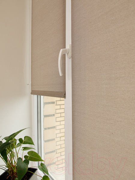 Изображение товара Рулонная штора АС МАРТ Меринос 57x160 (кофейный)