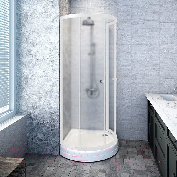 Изображение товара Душевой уголок Radomir 90 / 1-09-1-0-0-1801 (матовое стекло)