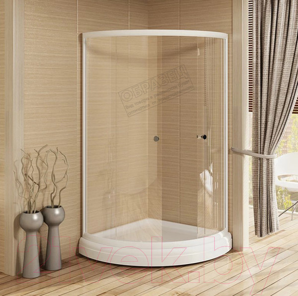 Изображение товара Душевой уголок Radomir 100 / 1-09-1-0-0-0031 (матовое стекло)