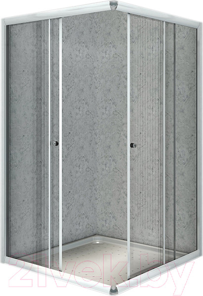 Изображение товара Душевой уголок Radomir 100x110 / 1-09-1-0-0-1230 (прозрачное стекло)