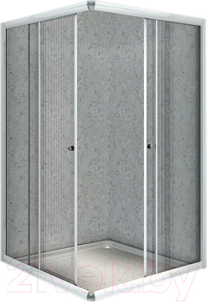 Изображение товара Душевой уголок Radomir 90x100 / 1-09-1-0-0-1210 (прозрачное стекло)