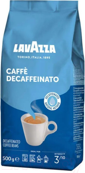Изображение товара Кофе в зернах Lavazza DEK без кофеина (500г)