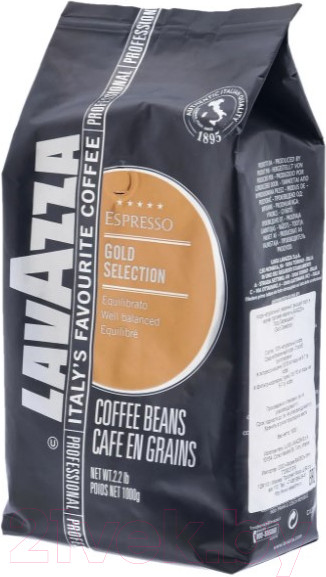 Изображение товара Кофе в зернах Lavazza Gold Selection (1кг)