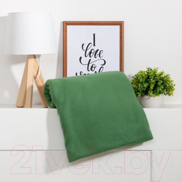 Изображение товара Плед Экономь и я 6881719 (150x200, зеленый)