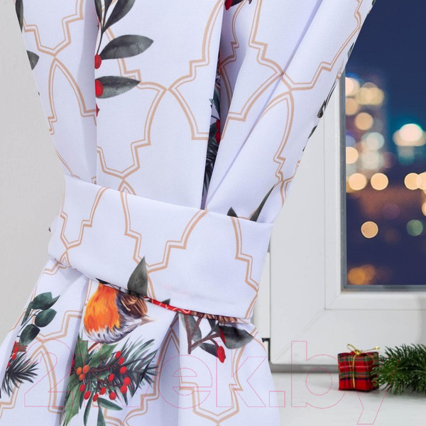 Изображение товара Комплект штор Этель Beautiful Birds 7072272 (145x180, с подхватами)