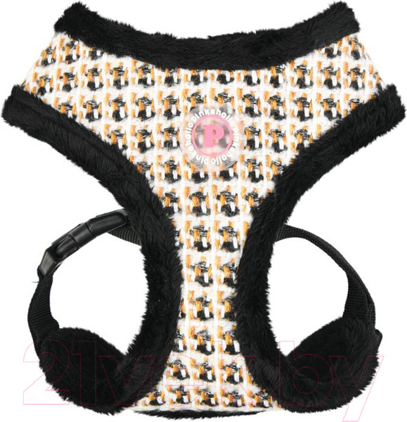 Изображение товара Шлея-жилетка для животных Pinkaholic Lucia / NAVD-HA7670-BK-M (черный)