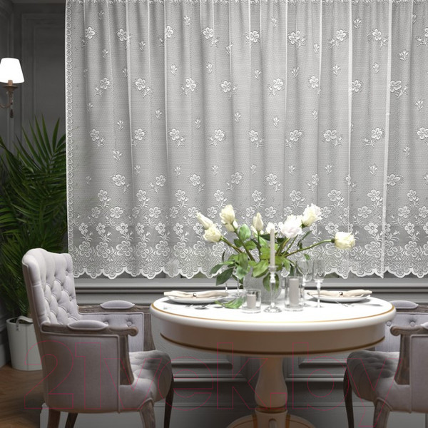 Изображение товара Штора Лента М484б (165x250, белый)