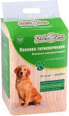 Изображение товара Одноразовая пеленка для животных NekiZoo PP760 (60x90см, 25шт)