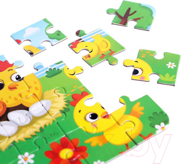 Изображение товара Набор пазлов Puzzle Time Ферма 4 в 1 / 4613175