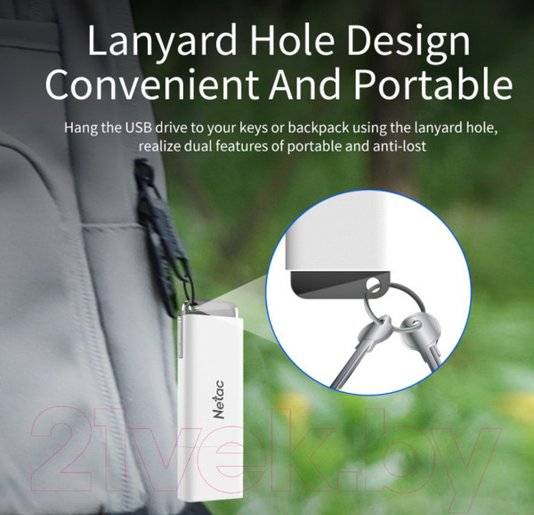 Изображение товара USB flash накопитель Netac U185 USB 3.0 256GB (NT03U185N-256G-30WH)