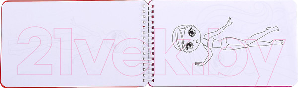 Изображение товара Раскраска Буква-ленд Альбом с трафаретами. Модный стилист / 4354857