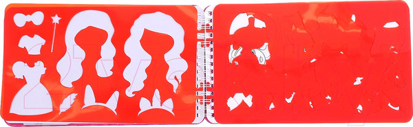 Изображение товара Раскраска Буква-ленд Альбом с трафаретами. Модный стилист / 4354857