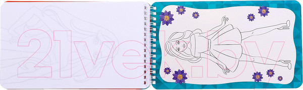 Изображение товара Раскраска Буква-ленд Альбом с трафаретами. Стильный образ / 4354858