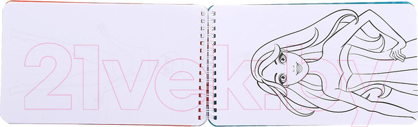 Изображение товара Раскраска Буква-ленд Альбом с трафаретами. Стильный образ / 4354858