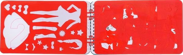 Изображение товара Раскраска Буква-ленд Альбом с трафаретами. Стильный образ / 4354858