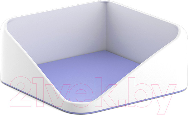 Изображение товара Лоток для бумаг Erich Krause Forte Pastel / 55974 (белый/фиолетовый)
