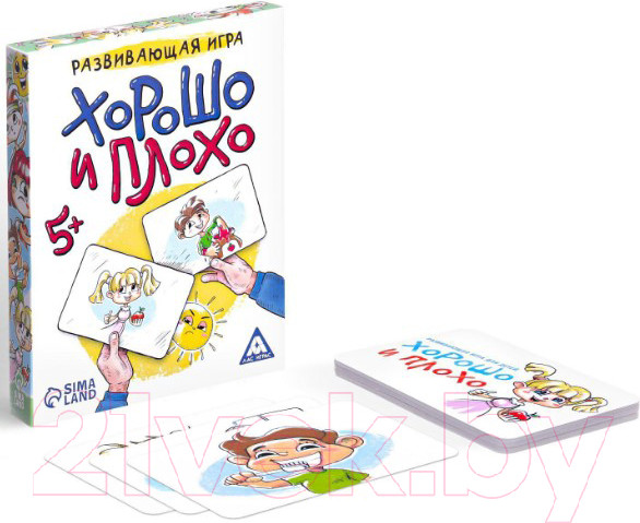 Изображение товара Развивающие карточки Лас Играс Хорошо и плохо / 4064108