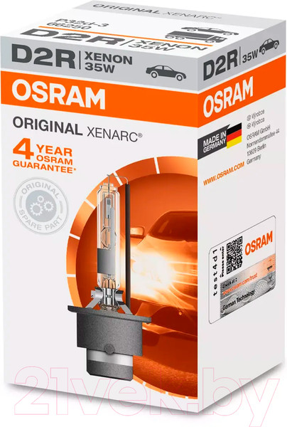 Изображение товара Автомобильная лампа Osram D2R 66250CBN