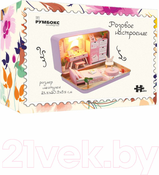 Изображение товара Румбокс Hobby Day Розовое настроение в шкатулке / S932