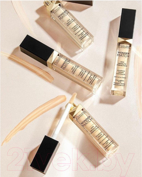Изображение товара Консилер Eveline Cosmetics Wonder Match №025 Light Beige (7мл)
