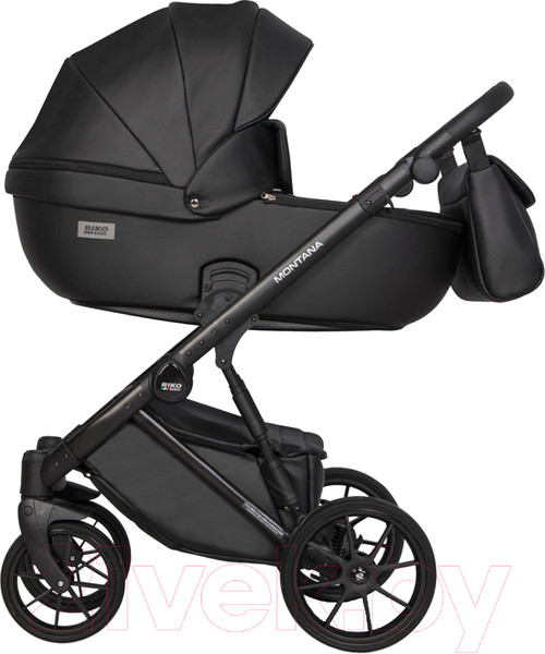 Изображение товара Детская универсальная коляска Riko Montana Ecco 3 в 1 (12/черный)