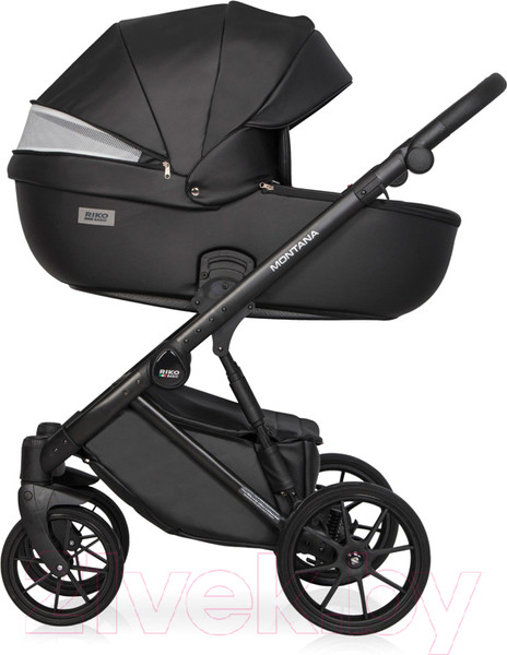 Изображение товара Детская универсальная коляска Riko Montana Ecco 3 в 1 (12/черный)