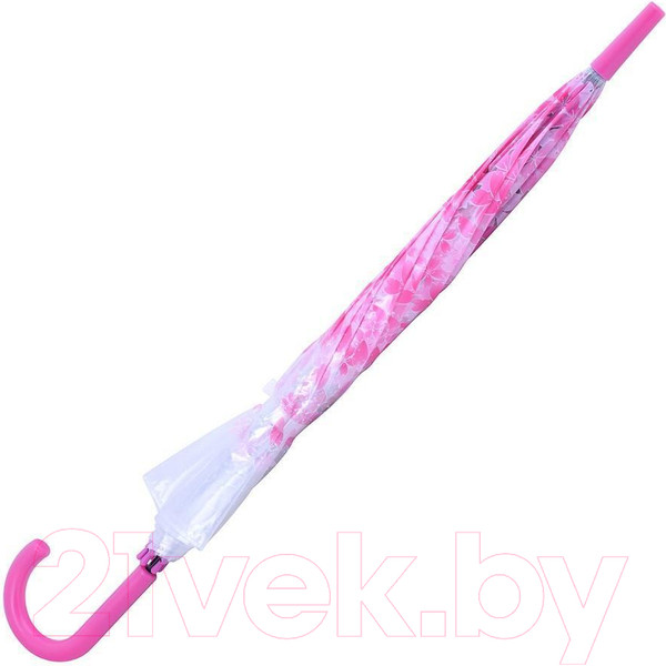 Изображение товара Зонт-трость Мультидом Цветы / FX24-13 (полуавтомат)