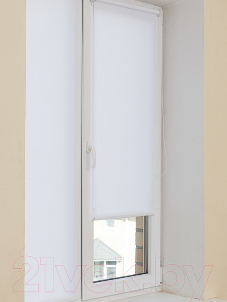 Изображение товара Рулонная штора АС МАРТ Меринос 90x160 (белый)