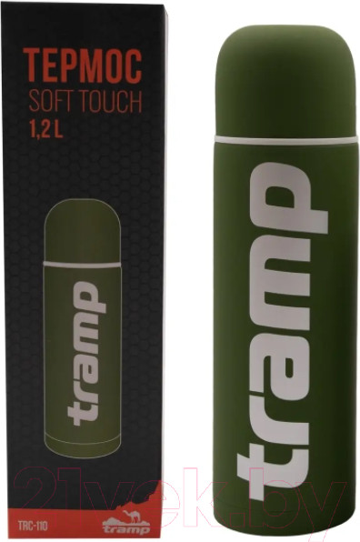 Изображение товара Термос для напитков Tramp Soft Touch / TRC-110х (1.2л, хаки)