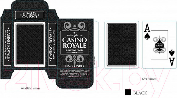 Изображение товара Игральные карты Partida Casino Royale / CRcards