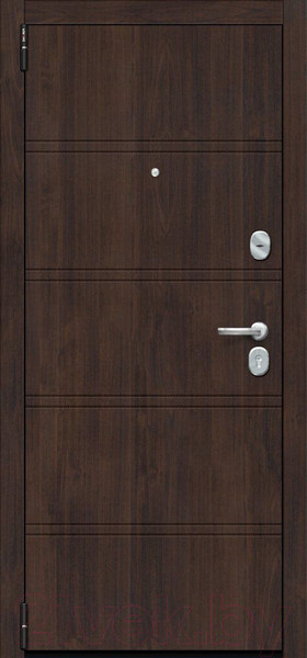Изображение товара Входная дверь el'Porta Porta R-3 8.П28 98x205 (левая, Almon 28/Bianco Veralinga MG/Лунный камень)