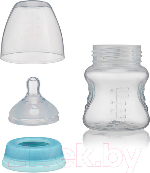 Изображение товара Бутылочка для кормления Roxy-Kids Медленный поток 0+ / RBTL-001 (120мл)