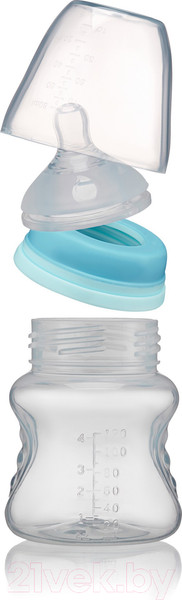 Изображение товара Бутылочка для кормления Roxy-Kids Медленный поток 0+ / RBTL-001 (120мл)