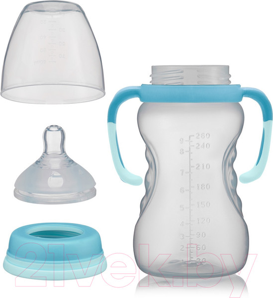 Изображение товара Бутылочка для кормления Roxy-Kids Быстрый поток 6+ / RBTL-003 (260мл)