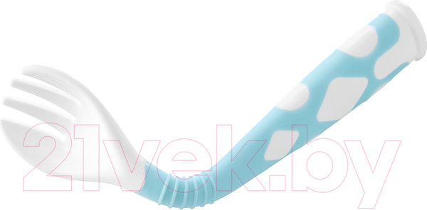 Изображение товара Набор столовых приборов для кормления Roxy-Kids Ложка и вилка / RFD-002-B (голубой)