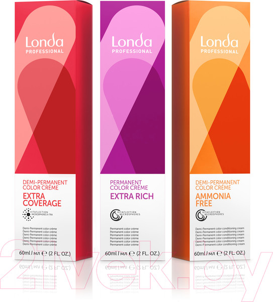 Изображение товара Крем-краска для волос Londa Professional Интенсивное тонирование Ammonia Free 0/34 (золотисто-медный микстон)