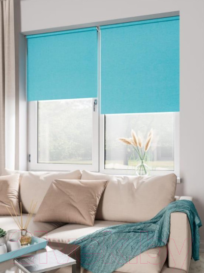Изображение товара Рулонная штора LEGRAND Блэкаут 47x175 / 58 067 622 (бирюза)
