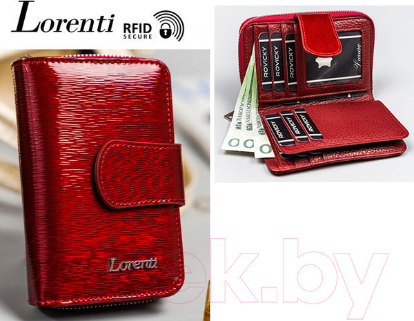 Изображение товара Портмоне Cedar Lorenti / 76115-SH-RFID (красный)