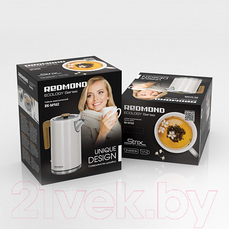 Изображение товара Электрочайник Redmond RK-M162 (бежевый)