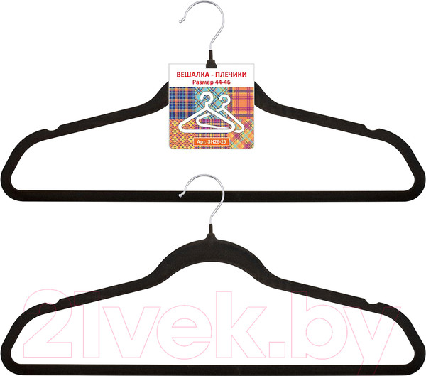 Изображение товара Металлическая вешалка-плечики Мультидом SH26-29 (р-р. 44-46)