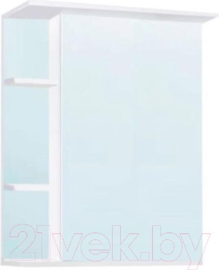 Изображение товара Шкаф с зеркалом для ванной Vako Нарцисс 55 / 9924