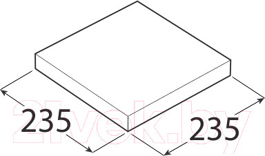 Изображение товара Полка Domax FS 24/24 JSZ / 65065 (235x235, серый)